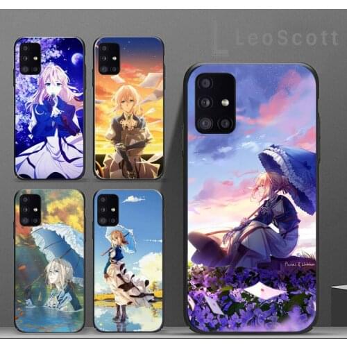 Violet Evergarden Phone Cases For Samsung A50 A51 A71 A31 A21S S8 S9 S10 S20 S21 Plus Fe Ultra 4G 5G