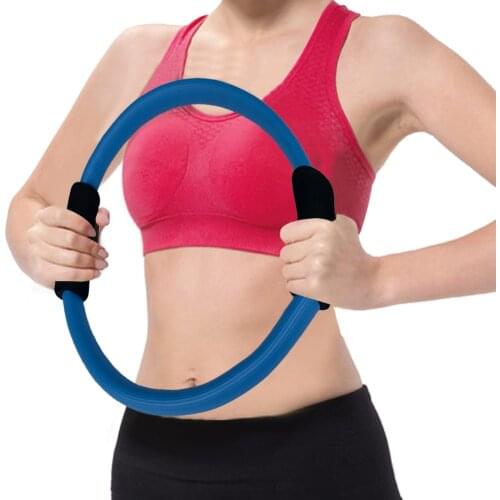Yoga Fitness Pilates Circle Ring Loop Waist Shoulder Shape Muscle Training Circle Dual Exercise Bodybuilding Gym Workout Tool