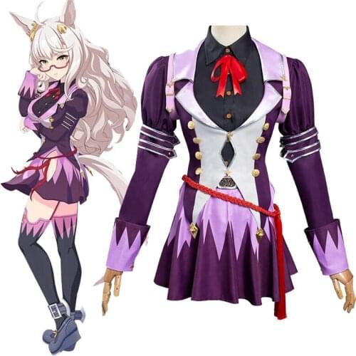 Pretty Derby Biwa Hayahide Cosplay Costumes School Uniform Full Sets Anime Role Play Costume Halloween Carnival Party