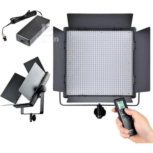Free DHL Godox LED1000C 3300K-5600K Studio Video Light Lamp for Camera Camcorder Wireless Remote Changeable Version