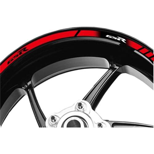New product Motorcycle Tire Strips Sticker waterproof sticker full coverage wheels moto stickers for SUZUKI GSR gsr