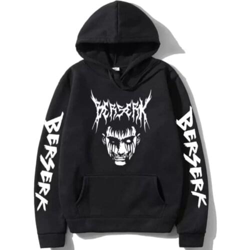2022 New Season, Unisex, Cotton, Top Quality, Manga Style, Anime: Death Note, Berserk, Hoodie, Sweat