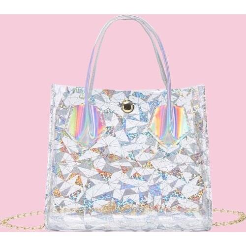 Colorful Laser Women Small Square Bags Ladies Crossbody Messenger Bags Female Mini Girls Flap Shoulder Bags Bolsa Handbag