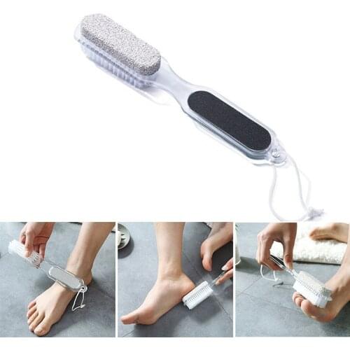 Newly Double Side Foot Brush Scrubber Feet Massage Pedicure Tool Exfoliating Brush Remove Dead Skin Foot Care Tool 19ing