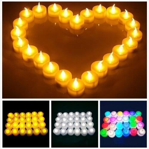 LED Candle Light Flickering Flameless Candle Shape Lamp Lights Romantic Wedding Festival Birthday Party Decoration Night Light