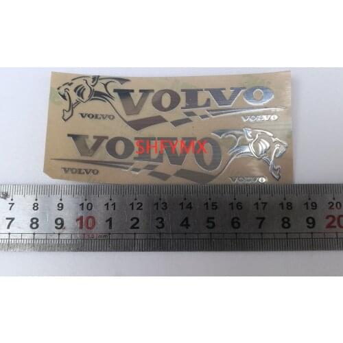 Tractor Toy Model Body Shell Logo Stickers For Car 1/14 Rc Truck 6X4 Trailer Decals VOLVO-FH16 750 FH16 56360