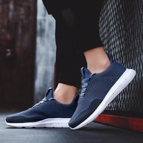 Knitting 2020 Fashion leisure man de slip Casual summer shoe causal solid casuales Breathable white for Shoes spring hombre on