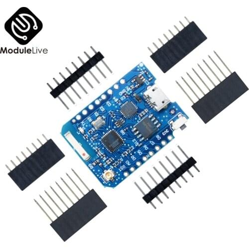 WEMOS D1 Mini Pro V1.0 16M Bytes External Antenna Connector For NodeMCU ESP8266 ESP8266F CP2104 WIFI IOT Development Board