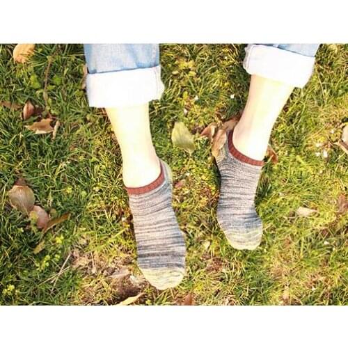 100pairs/lot fedex fast European style man national style cotton socks srping autumn cotton short socks free size