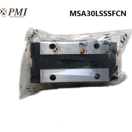 2pcs Original Taiwan PMI MSA30LS-N MSA30LSSSFCN linear guideway slide block Carriage for CO2 laser machine MSA30LS