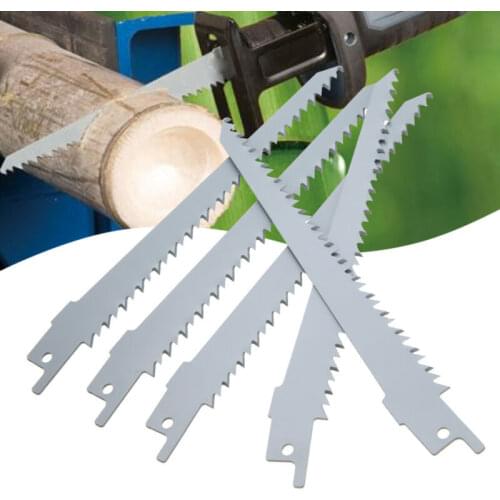 5 Pcs S644D 150mmHigh Carbon Steel Reciprocating Saw Blades Sabre For Cutting Metal Wood