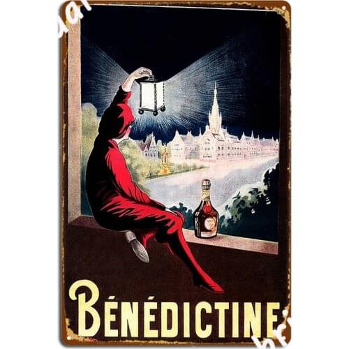 Benedictine Poster Metal Sign Cinema Kitchen Poster Kitchen Decoration Tin Sign Poster