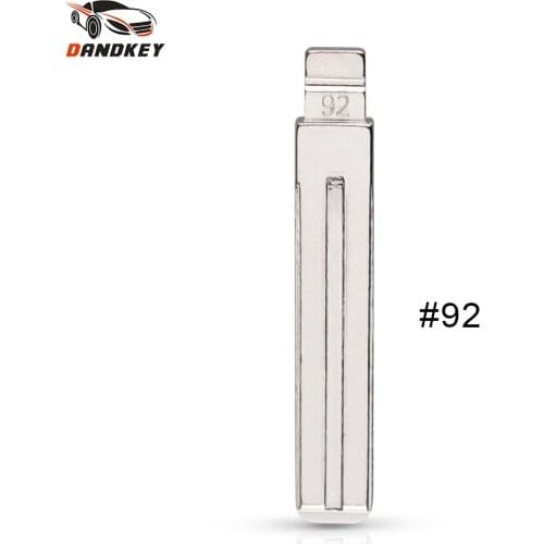Dandkey NO.92 Replacement Car Remote Key Blade For Hyundai KIA Blank Key Blade Flip Folding #92 Uncut TOY40 Key Blade