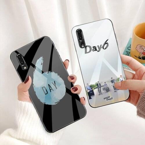 Day6 kpop logo Phone Case Tempered Glass For Huawei P30 P20 P10 lite honor 7A 8X 9 10 mate 20 Pro