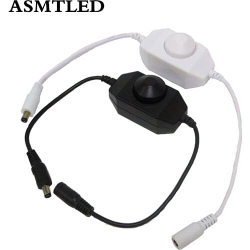 DC 12V 24V Single Color LED Tape Brightness Adjust Switch RGB Dimmer DC Controller for 2835 3014 3528 5050 5630 LED Strip light