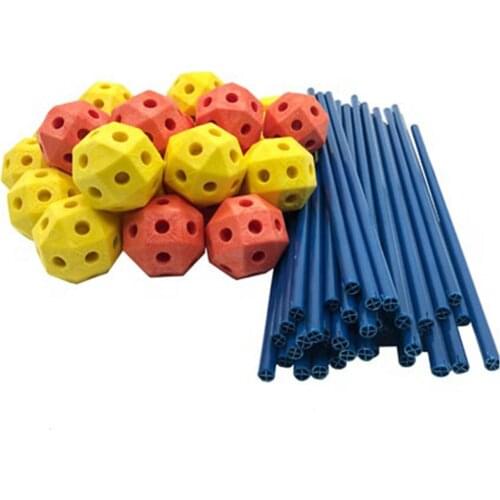 Kids Building Fortress Assemble House Tunnel Early Educational Development Toy for Indoor / Outdoor