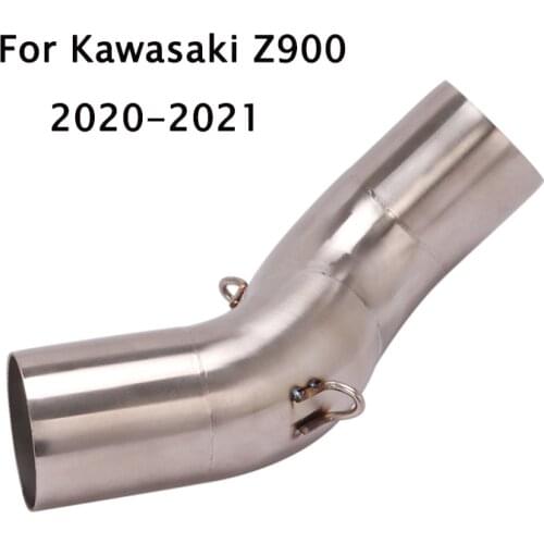 For Kawasaki Z900 2020-2021 Exhaust Middle Link Pipe System Connecting Section 51mm Slip On Modified Motorcycle