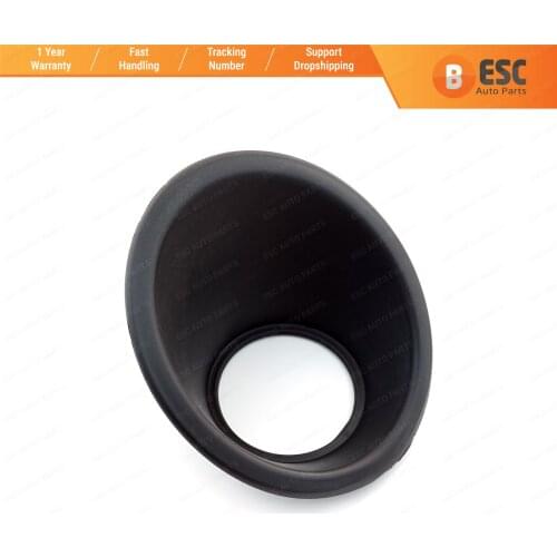 ESP978-1 Front Bumper Moulding Fog Light Surround Frame Housing 7452TK Left Side Black for Fiat Fiorino Qubo Nemo Bipper