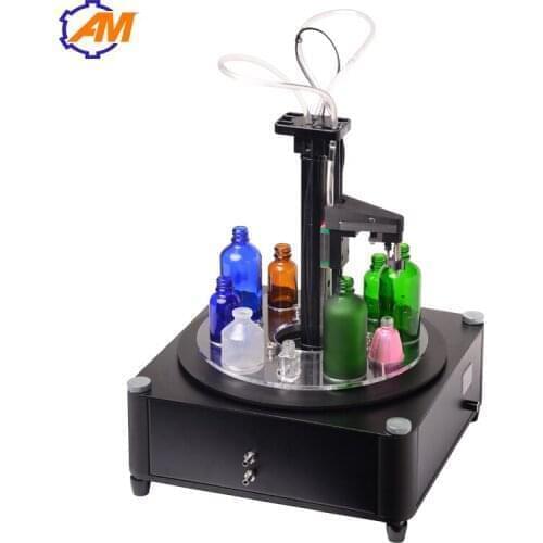 Digital Control Pump Liquid Filling Machine LCD display mini Portable Electric perfume Water drink milk bottles filler