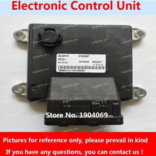 Engine Computer Board B6000917 28341705 28190346 3103487 MT22 ECU 28308031 28296741 For Zhonghua Wagon/Huatai Santa Fe Car