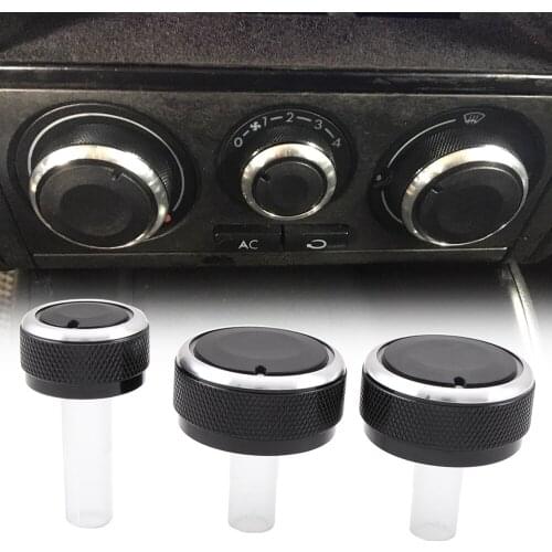 Aluminum Alloy Air Conditioning Knob AC Knob Heat Control Button for volkswagen VW Passat B5 GOLF 4 MK4 Bora Auto Accessories