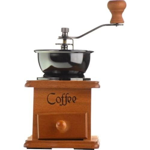 Manual Handmade Coffee Bean Burr Grinders Plastic Coffee Bean Mills Food Grinder Mill Cafe Home Kitchen Tool