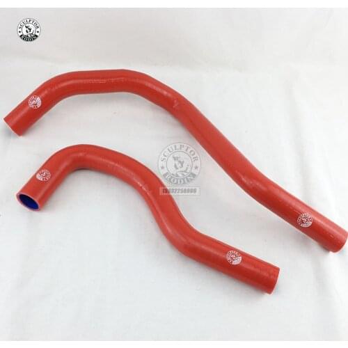 Silicone Radiator Hose Fit For Honda CRX 88-91 ED7/9 D16A9 (2pcs) red/blue/black
