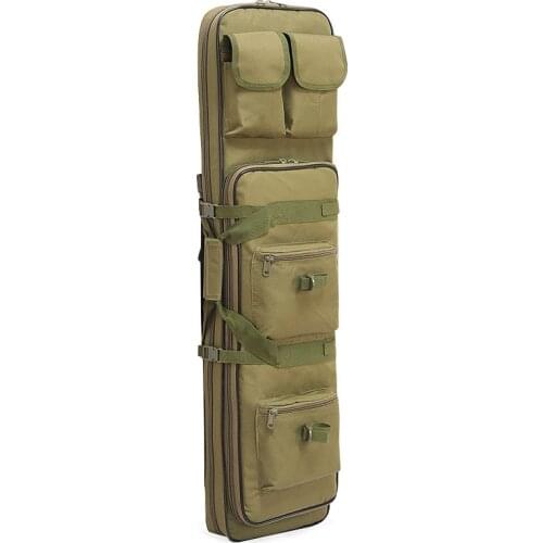 Tactical Hunting Rifle Case 85cm 100cm 120cm Military Outdoor Nylon Bag Double Carbine Gun Case Backpack Shooting Air Rifle Bags