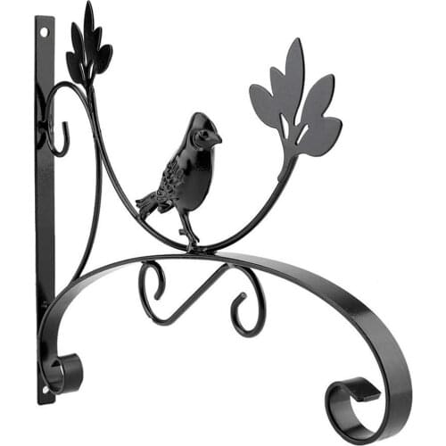 Iron Wall Hanging Bracket Plant Stand Flower Pot Hook Landscaping Bracket for Home Garden Plant Hanger For Indoor Outdoor Plants