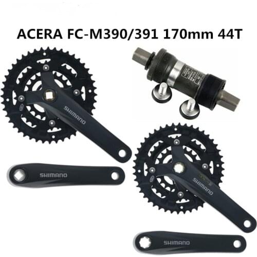 SHIMAN0 ACERA FC-M391/FC-M390 sprocket mountain bike 9/27 speed sprocket spline / square hole 22-32-44T 170mm brand new original