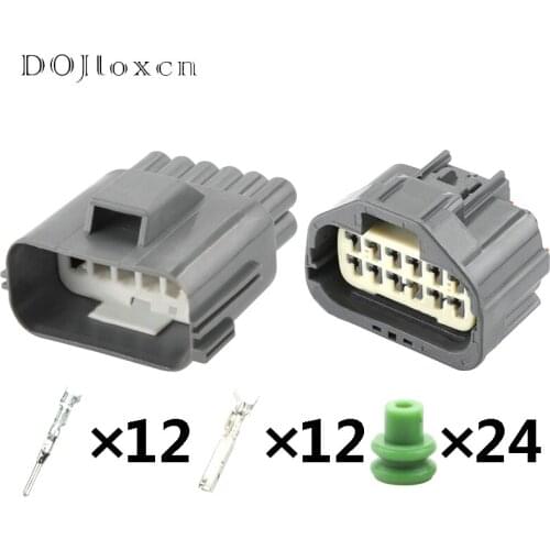 1/5/10/20 Sets 12 Pin Auto Accelerator Pedal Automobile Waterproof Connector Male Female Sealed Sockets For Land Rover Ford