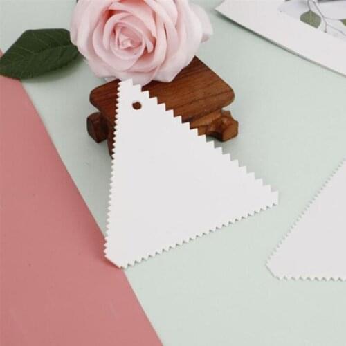 20PC Wholesale Home Use Plastic Mass Scraper Fondant Cake Pastry Cutter Butter Scraper Dough Cutter Bench Spreader Knife Kitchen