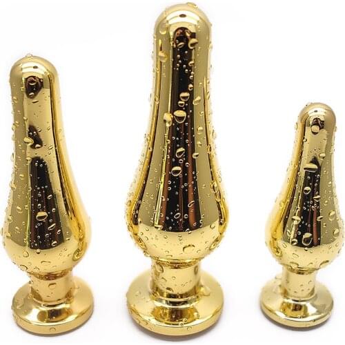 3pcs/Set Stainless Steel Metal Anal Plug Safe Sex Dildo Sex Toys Products Butt Plug Gay Anal Beads For Women Crystal Anus toys