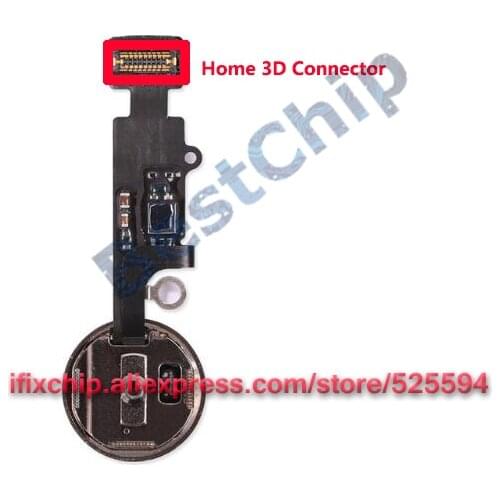 5-100pcs/lot Original new home button 3D connector FPC clip For iPhone 7 8 plus 7P 8P on Home flex cable not home flex