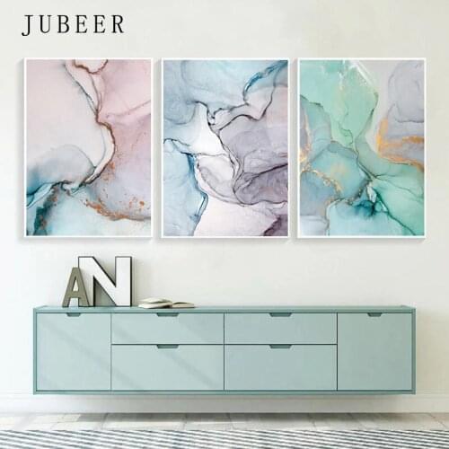 Abstract Color Canvas Painting Nordic Wall Art Poster Quadro Wall Pictures Cuadros Decoracion Geometric Home Decor Unframed