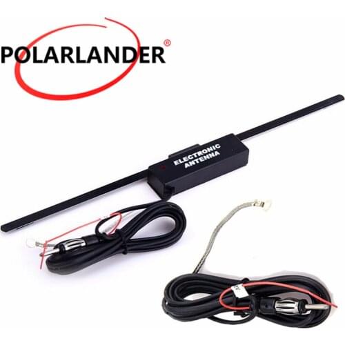 Polarlander Antena de amplificador RADIO ANTENNA Amplifier ELECTRONIC AUTO WINDSHIELD Aerials 12V