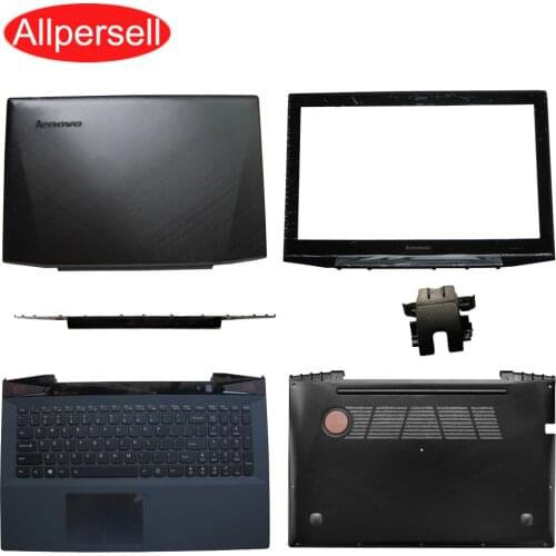 Laptop case For Lenovo Y50 Y50-70 Top cover/ Screen frame/palmrest case/bottom shell/Hinged cover/Network cable port cover