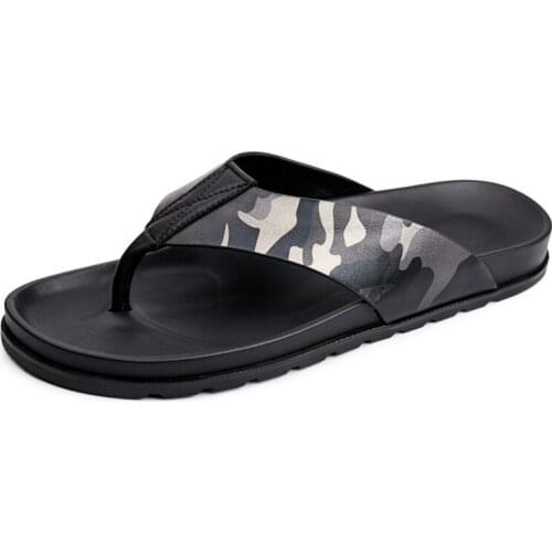 Flip-flop Beach Genuine Leather Roman Cowhide Platform Sandals Men Slippers Flip Flops Outdoor Summer Sneakers Sandals Men