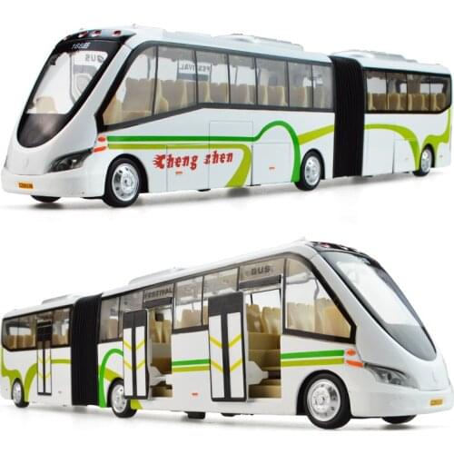 Double bus, high simulation bus model,1:32 scale alloy pull back cars,metal big toy car,gift toys,free shipping