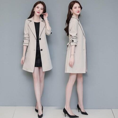 Женские длинные тренчи Jazinply China At AliExpress