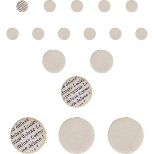 17Pcs Faux Leather Clarinet Key Pads Musical Woodwind Wind Music Replacement
