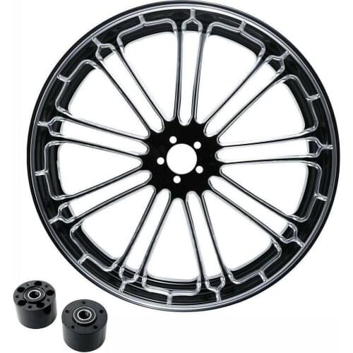 Motorcycle 18" Front Wheel Rim Hub with Dual Disc For Harley Touring Road King Road Street Glide Electra Glide 2008-2019