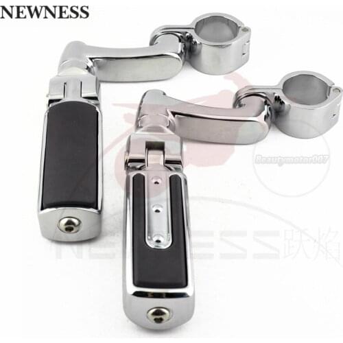 Motorcycle 1.25" 32mm Foot Rests Footpeg Footrest Highway Engine Guard For Harley Electra Glide Road Glide For Honda