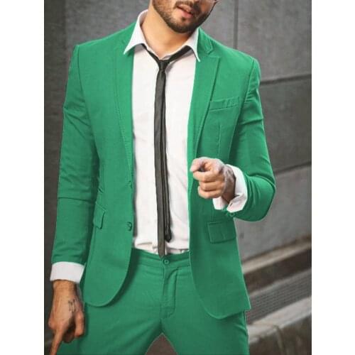 Mens Slim Fit Two Pieces host Suits Pink Business Grey Jacket Tuxedos White Blazer for Groom Wedding Prom Evening(Blazer+Pants)