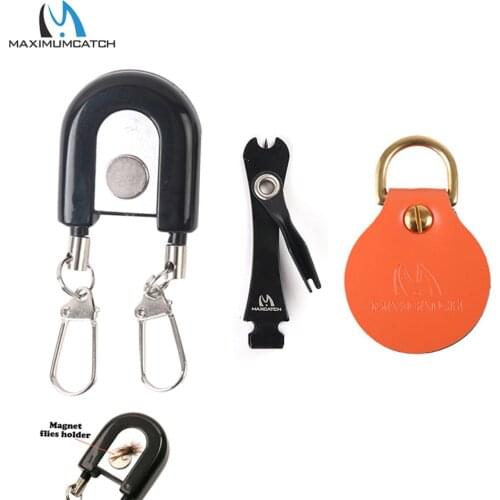 Maximumcatch Fly Fishing Zinger Retractor Line Nipper Clipper Leader Straightener Cleaner Fishing Tools Kit