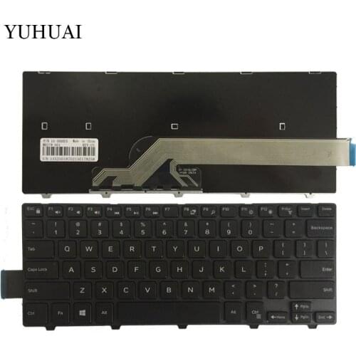 New For DELL 14 3441 3442 N5447 N3442 14CR 14MR Laptop Keyboard Black US 050x15 SN8233
