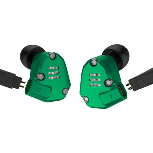 100% Newest KZ ZS6 2DD+2BA Hybrid 3.5mm In Ear Earphone HIFI DJ Monito Running Sport Earphones Earplug Headset Earbud Pre-sale