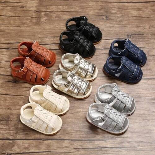 New summer baby newborn men and women baby cotton baby soft breathable toddler shoes