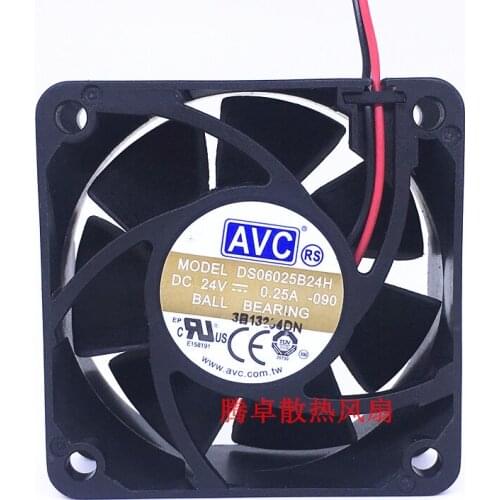 Original DS06025B24H 6025 24v 0.25a 6CM 2-wire inverter fan