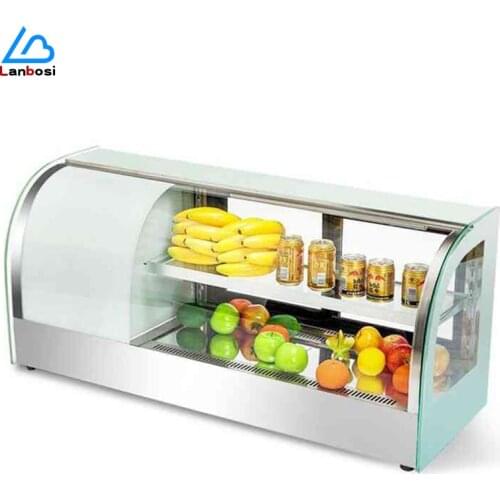 Sushi Display Cabinet Small Desktop Refrigerated Cake Cabinet Commercial Fruit Dessert Deli Sashimi Preservation Cabinet